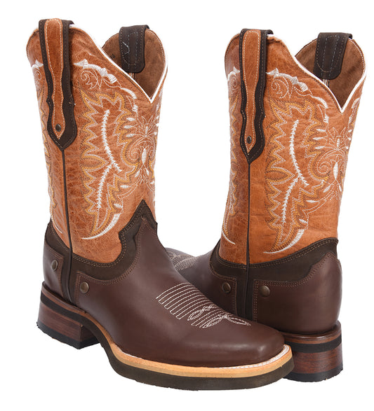 Bota Rodeo con Remache color café ID: 340061