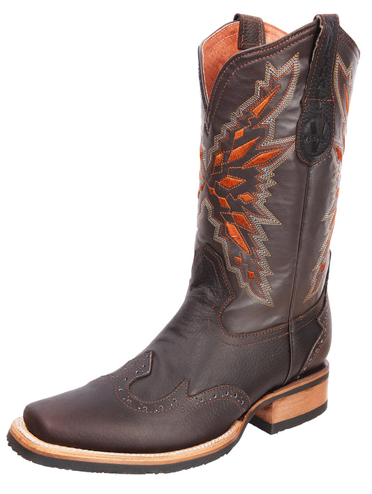 Bota Rodeo con Resaque color Café ID: 340058